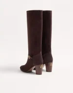 Valentino Pattie Crust Leather Boot 75Mm - Image 4